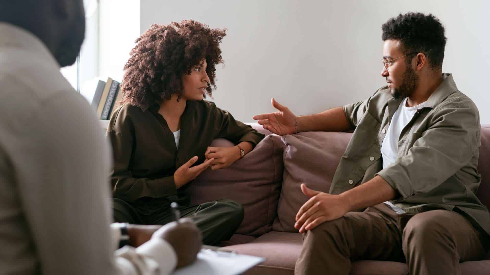 Individual receiving counseling as part of cocaine addiction treatment in Huntington Beach, CA.